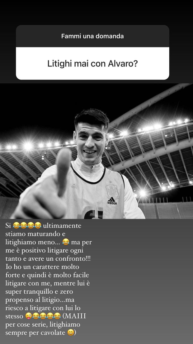 Alice Campello: “Se litigo con Morata? Ultimamente meno ma mai per cose serie”- immagine 2