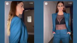 VIDEO / Melissa Satta pronta per il senza giacca del Club di Caressa: look elegante e sexy