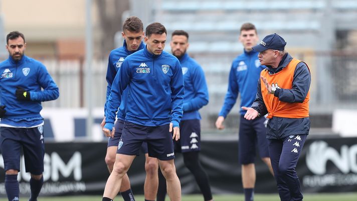 Un'immagine di un allenamento dell'Empoli di Giuseppe Iachini (credits: GETTY Images) 