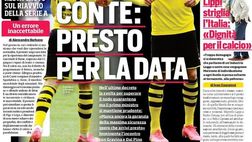 CORRIERE DELLO SPORT – La prima pagina di oggi, 17 maggio 2020