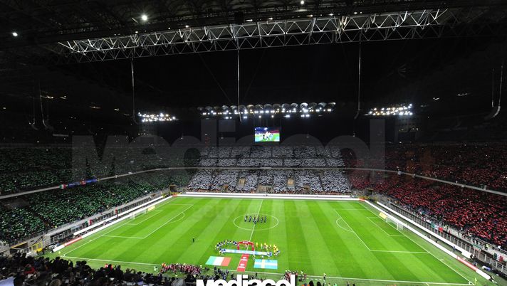 MILAN, ITALY - NOVEMBER 13: A general view during the FIFA 2018 World Cup Qualifier Play-Off: Second Leg between Italy and Sweden at San Siro Stadium on November 13, 2017 in Milan, .  (Photo by Dino Panato/Getty Images)  Serie A