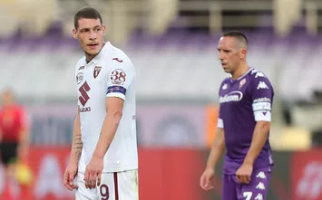 FLORENCE, ITALY - SEPTEMBER 19: Andrea Belotti of Torino FC looks on during the Serie A match between ACF Fiorentina and Torino FC at Stadio Artemio Franchi on September 19, 2020 in Florence, Italy.  (Photo by Gabriele Maltinti/Getty Images)