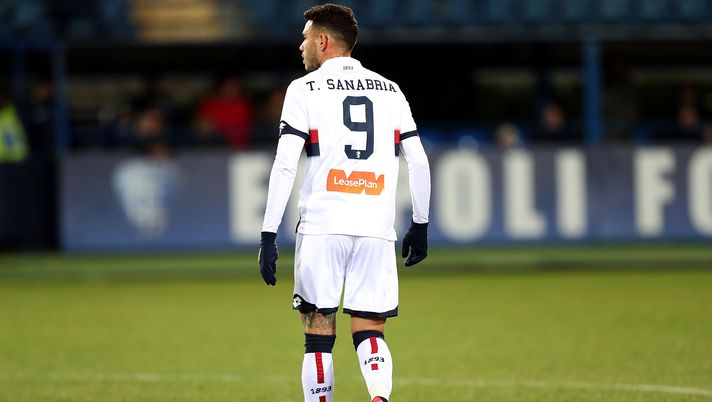 EMPOLI, ITALY - JANUARY 28: Antonio Sanabria of Genoa CFC in action during the Serie A match between Empoli and Genoa CFC at Stadio Carlo Castellani on January 28, 2019 in Empoli, Italy.  (Photo by Gabriele Maltinti/Getty Images) 