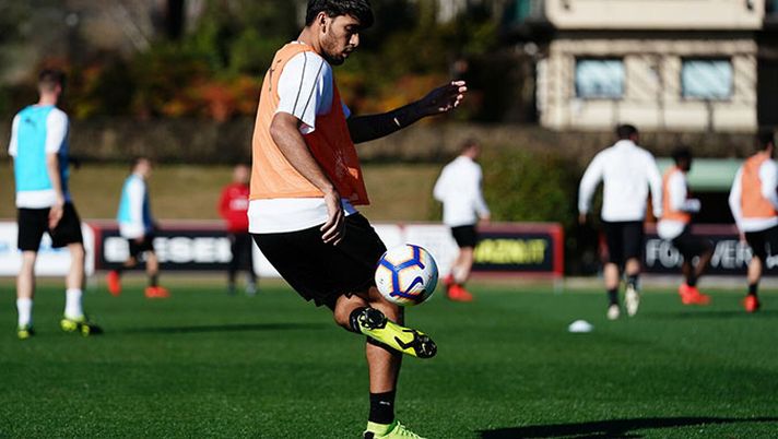Lucas Paqueta in allenamento con il Milan a Milanello (credits: acmilan.com) Lucas Paqueta in allenamento con il Milan a Milanello (credits: acmilan.com)