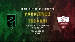 Le probabili formazioni di Pordenone-Trapani