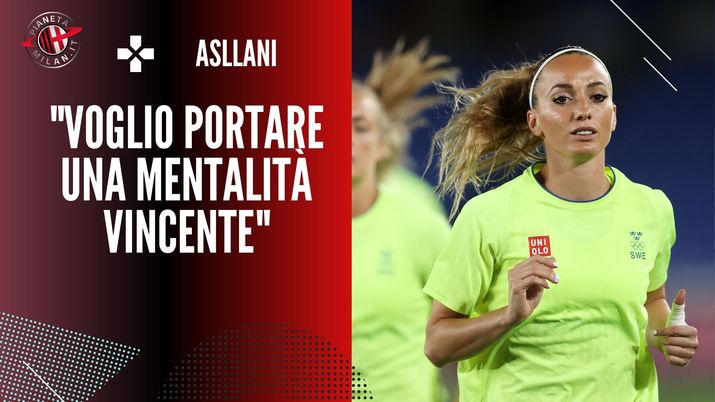 Kosovare Asllani, calciatrice del Milan femminile (getty images)