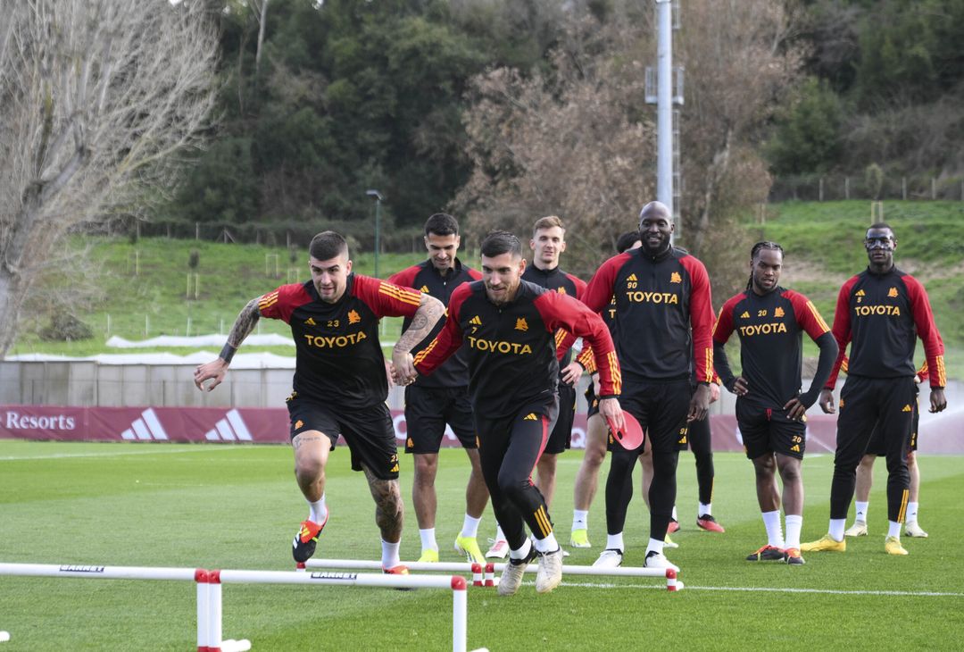 Roma, la rifinitura alla vigilia del Brighton – FOTOGALLERY - immagine 13