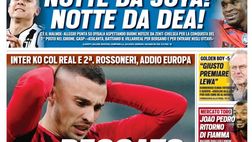 Prima Pagina, Tuttosport: “Peccato, Milan. Notte da Joya! Notte da Dea!”