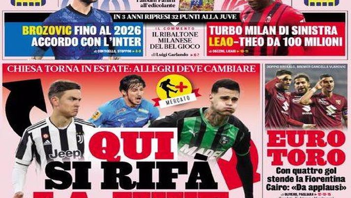 BUONGIORNO CITTACELESTE – LE PRIME PAGINE DEI PRINCIPALI QUOTIDIANI SPORTIVI – GUARDA - immagine 1