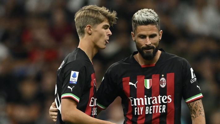 De Ketelaere Giroud AC Milan Milan-Napoli 1-2 Serie A 2022-2023