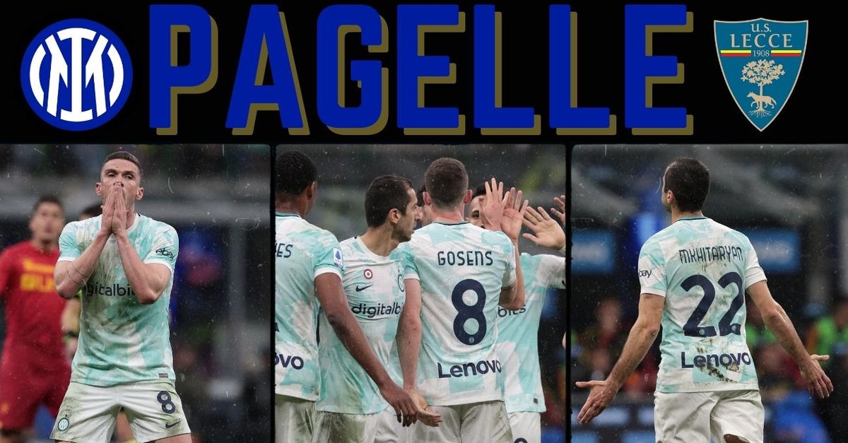 Inter-Lecce, Pagelle: Turbo Gosens, Delizia Mkhitaryan. Ma Il Faro è ...