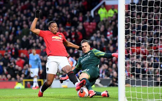 Il derby di Old Trafford del marzo 2020 (Photo by Laurence Griffiths/Getty Images) Il derby di Old Trafford del marzo 2020 (Photo by Laurence Griffiths/Getty Images)