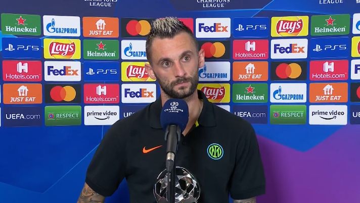Brozovic: “Stavolta passiamo il turno al 100%. Col Real l’errore è stato…” Brozovic: “Stavolta passiamo il turno al 100%. Col Real l’errore è stato…”