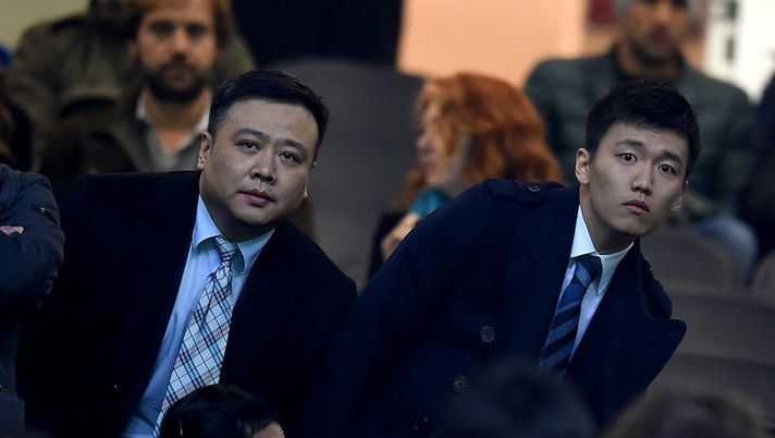 Ren Jun e il presidente dell'Inter, Steven Zhang 