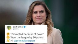 Leeds misogino? Tweet virale del club, la telecronista ex calciatrice Karen Carney lascia i social