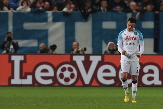 Eljif Elmas (Photo by Emilio Andreoli/Getty Images) VIDEO La SSC Napoli celebra il match-winner di Bergamo: “El-Mas decisivo”- immagine 2
