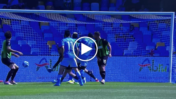 VIDEO Napoli-Sassuolo 1-0, la sblocca Koulibaly con colpo di testa da corner - immagine 1