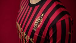 Milan-Sassuolo, ecco la maglia per i 120 anni del club rossonero