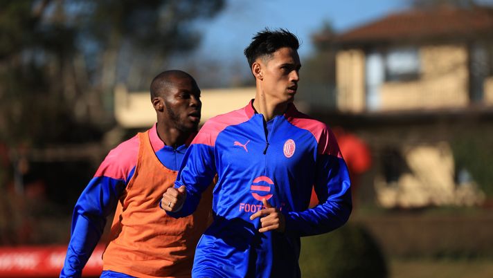 Allenamento Milan - Tijjani Reijnders, Yunus Musah