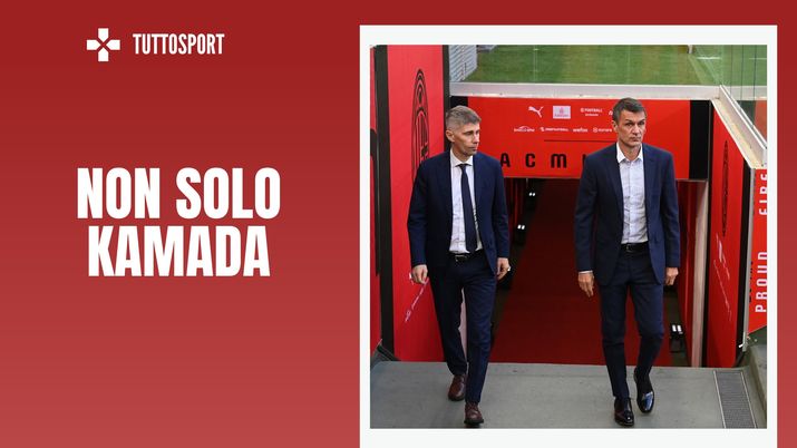 Frederic Massara e Paolo Maldini (dirigenti AC Milan), responsabili delle operazioni di calciomercato dei rossoneri | Milan News (Getty Images) Massara Maldini AC Milan Calciomercato Milan