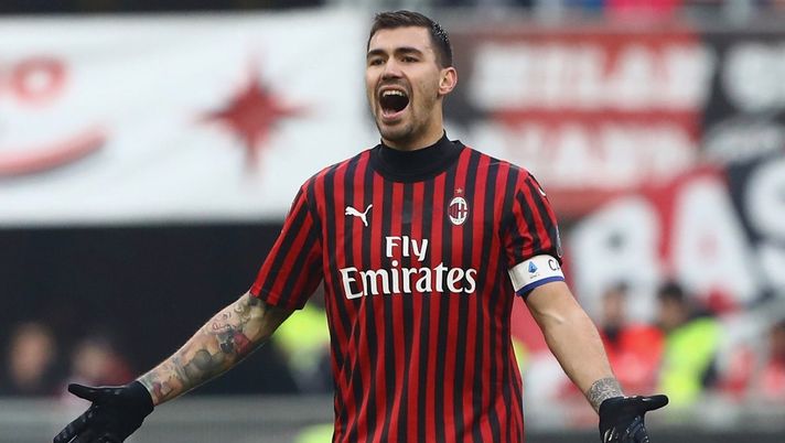 Alessio Romagnoli, difensore del Milan (credits: GETTY Images) 