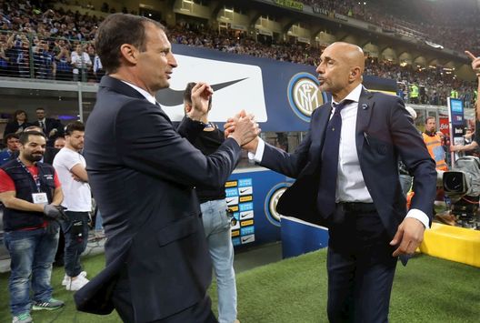 Allegri e Spalletti a San Siro
