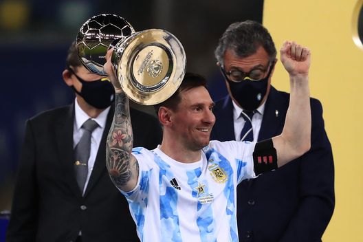 Messi vincitore della Copa America Messi vincitore della Copa America
