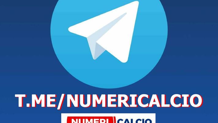 Segui le notizie di NUMERICALCIO anche su TELEGRAM - immagine 1