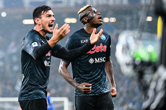 Napoli Osimhen Elmas (getty images) Napoli Osimhen Elmas