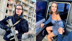 Miss Ucraina si toglie i tacchi e va in guerra: la modella sostiene la causa del suo Paese