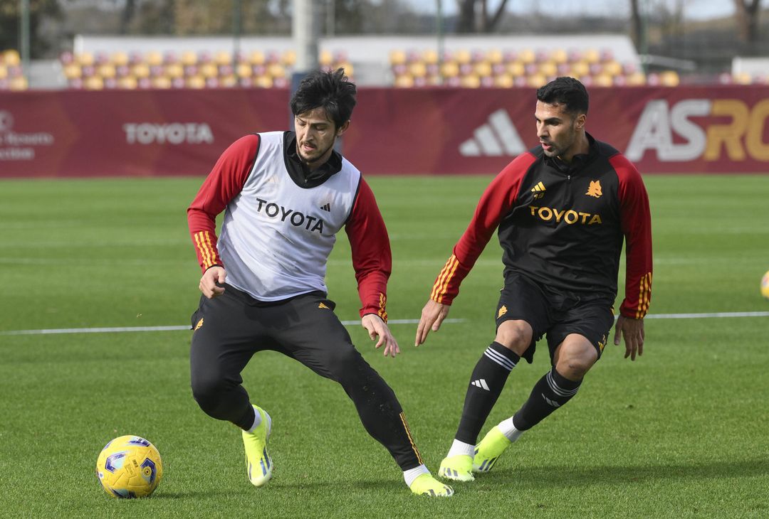 Roma, l’allenamento a due giorni dal derby di Coppa Italia – FOTOGALLERY - immagine 8