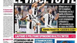 EDICOLA / CdS: Lautaro Martinez e Politano spingono in alto l’Inter. Intanto Mou traballa