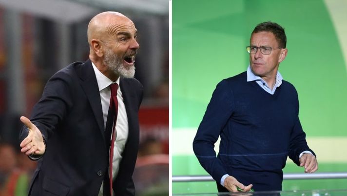 Stefano Pioli e Ralf Rangnick (credits GETTY images) 
