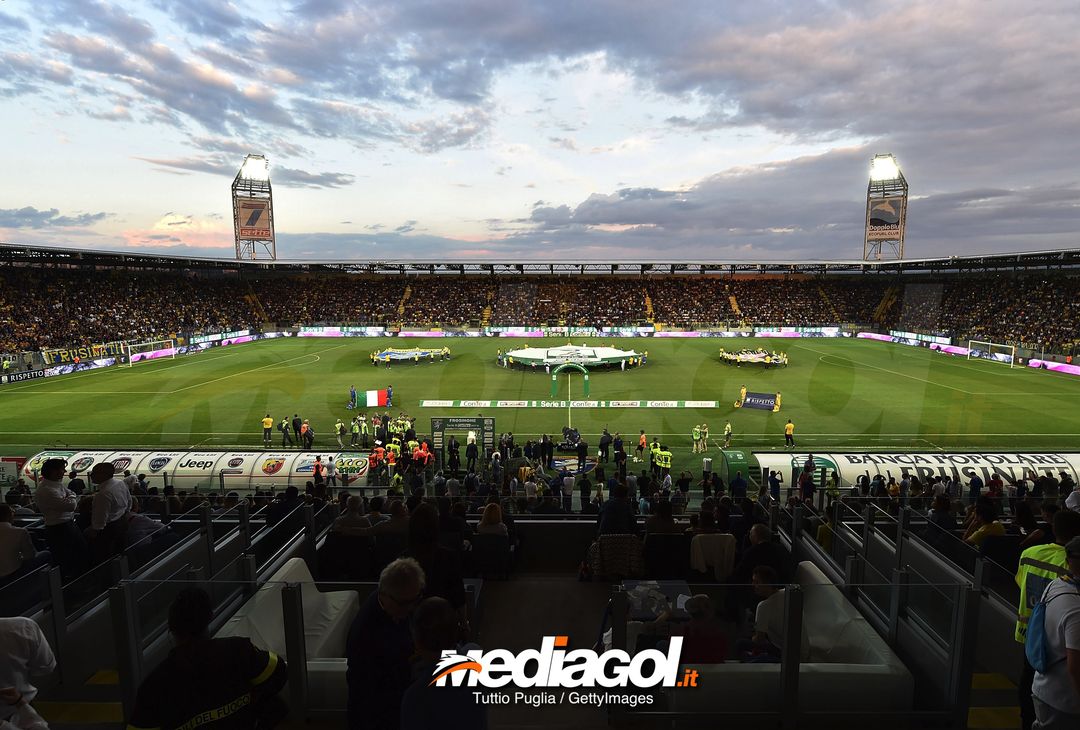  FROSINONE, ITALY - JUNE 16:  Atmosphere during the open ceremony of the serie B playoff match final between Frosinone Calcio v US Citta di Palermo at Stadio Benito Stirpe on June 16, 2018 in Frosinone, Italy.  (Photo by Tullio M. Puglia/Getty Images) 