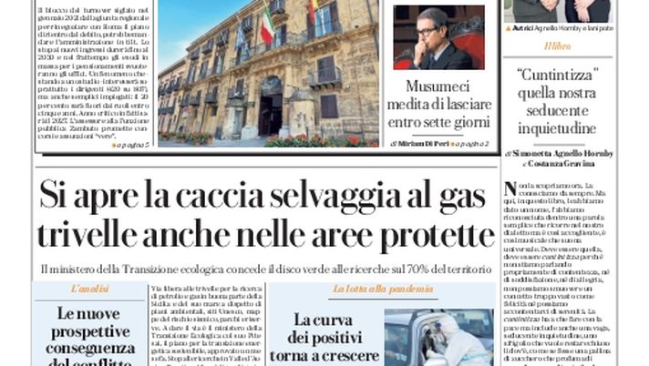 Prima Pagina, La Repubblica-Palermo: “Il top chef di New York ora è un catanese” Prima Pagina