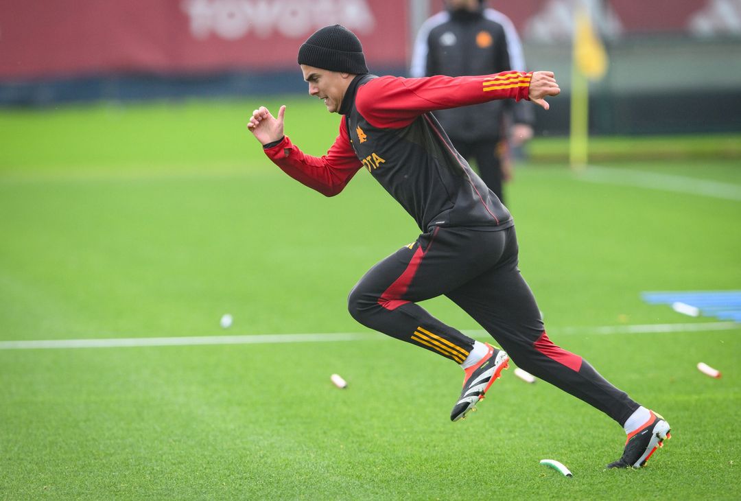 Roma, la rifinitura alla vigilia dell’Atalanta – FOTOGALLERY - immagine 35