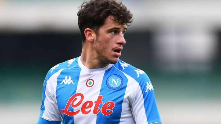 VERONA, ITALY - JANUARY 24: Diego Demme of SSC Napoli looks on during the Serie A match between Hellas Verona FC and SSC Napoli at Stadio Marcantonio Bentegodi on January 24, 2021 in Verona, Italy. (Photo by Alessandro Sabattini/Getty Images) Infortunio Demme, 2 mesi i tempi minimi: tutte le partite che salterà - immagine 1
