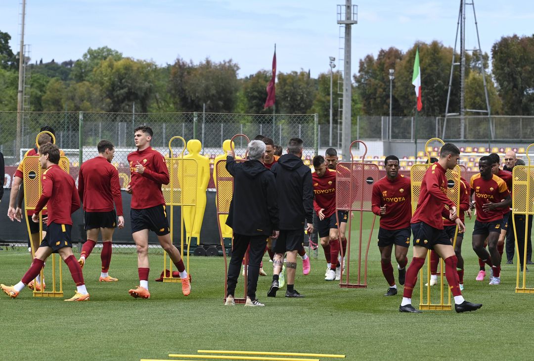 Roma, la rifinitura alla vigilia del Bayer Leverkusen – FOTO GALLERY - immagine 7