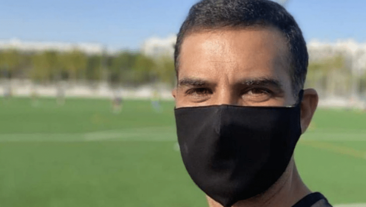 Mister Márquez con mascherina d'ordinanza Mister Márquez con mascherina d'ordinanza