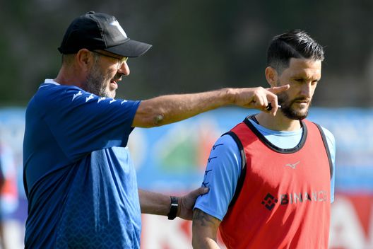 Sarri e Luis Alberto Sarri e Luis Alberto