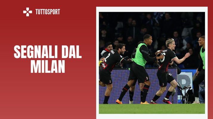 Alexis Saelemaekers esultanza Napoli Milan