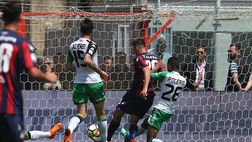 Il Crotone batte il Sassuolo e ipoteca la salvezza
