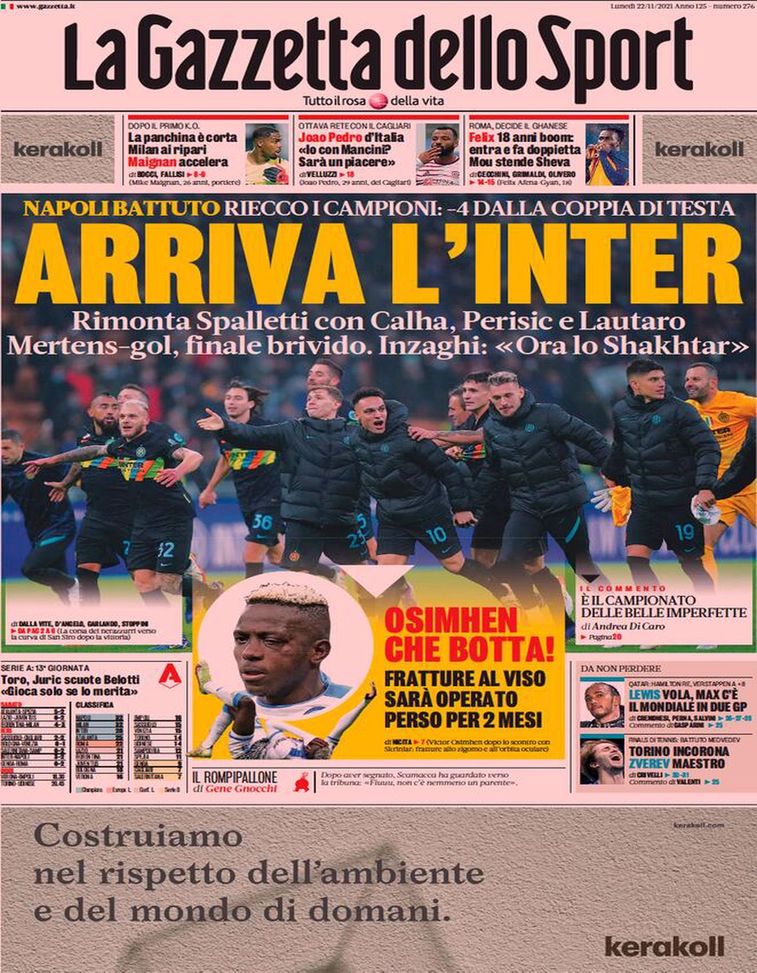 BUONGIORNO CITTACELESTE – LE PRIME PAGINE DEI PRINCIPALI QUOTIDIANI SPORTIVI – GUARDA - immagine 1