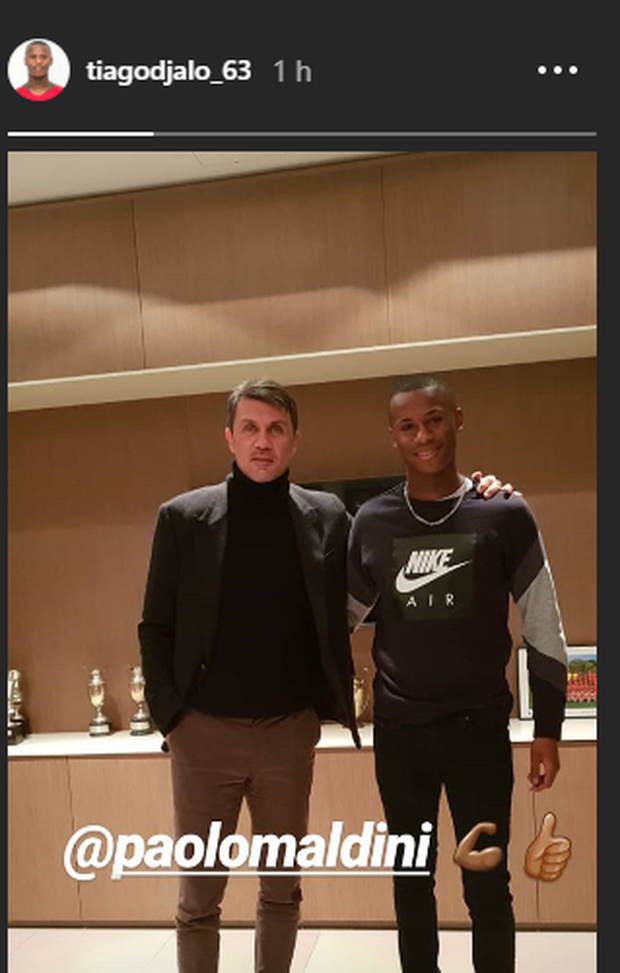 Paolo Maldini e Tiago Djalò, Milan, Instagram Tiago Djalò Paolo Maldini e Tiago Djalò, Milan, Instagram Tiago Djalò