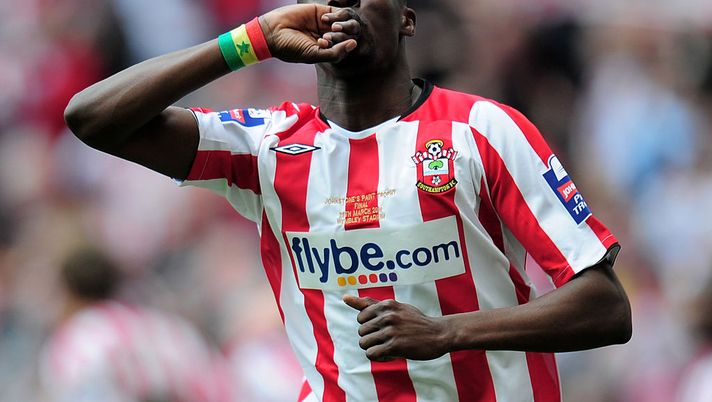 LONDON, ENGLAND - MARCH 28:  Ndiaye Papa Waigo of Southampton celebrates after scoring during the Johnstone's Paint Trophy Final between Southampton and Carlisle United at Wembley Stadium on March 28, 2010 in London, England.  (Photo by Shaun Botterill/Getty Images) 