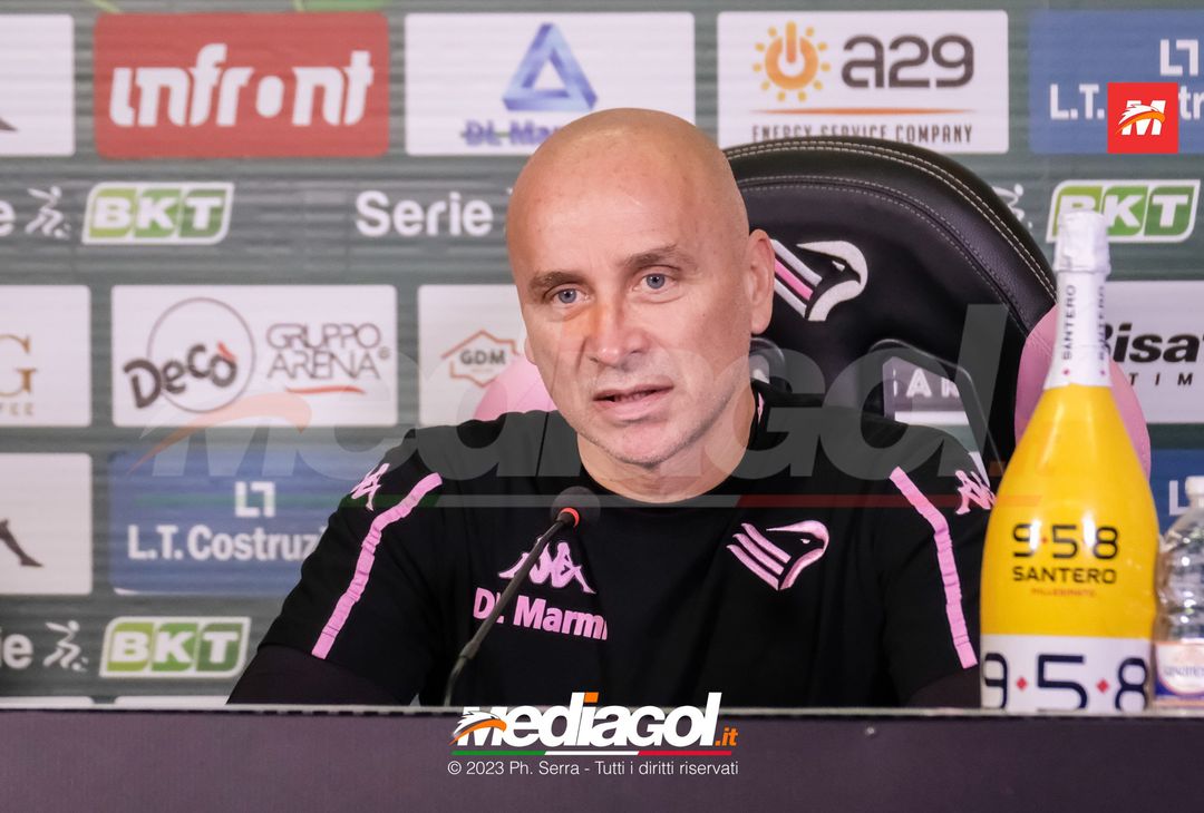 FOTO PALERMO, verso il l’Ascoli: Mister Eugenio Corini in sala stampa (Gallery) - immagine 13