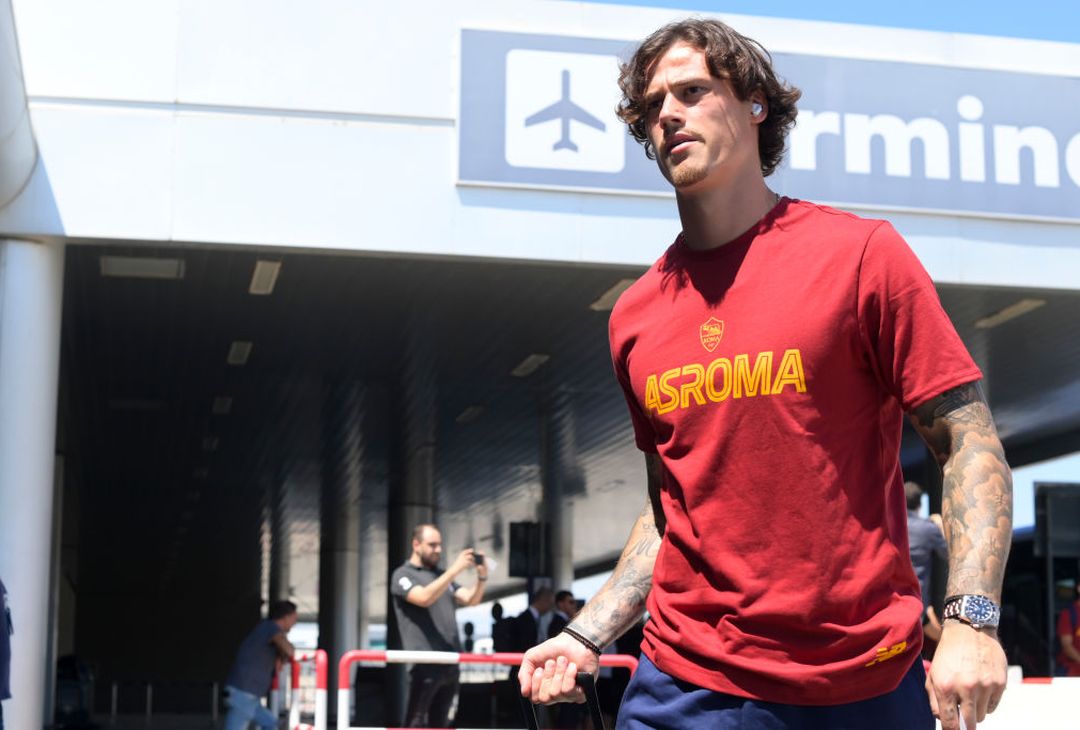 La Roma in partenza per il Portogallo – FOTO GALLERY - immagine 21