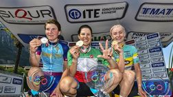 La friulana Elena Cecchini cala il tris