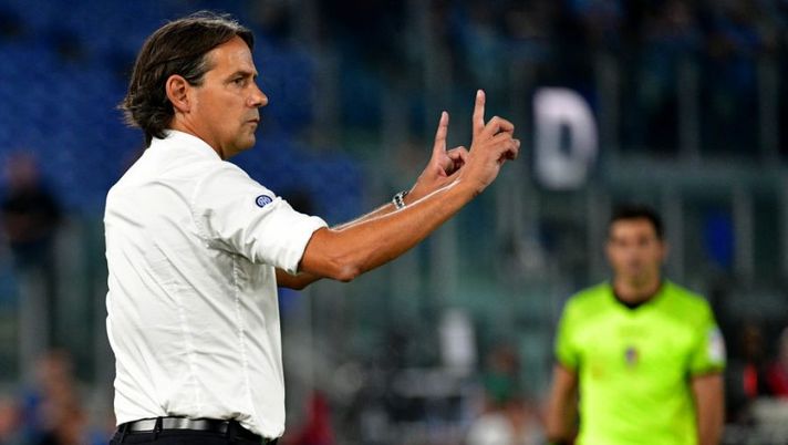 ROME, ITALY - AUGUST 26: FC Internazionale head coach Simone Inzaghi during the Serie A match between SS Lazio and FC Internazionale at Stadio Olimpico on August 26, 2022 in Rome, Italy. (Photo by Marco Rosi - SS Lazio/Getty Images) Inzaghi: “Se avesse segnato Dumfries parleremmo d’altro, su Luis Alberto e Lukaku…” - immagine 1
