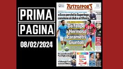 Prima pagina Tuttosport: “Calhanoglu? Lo ha scaricato il Milan”